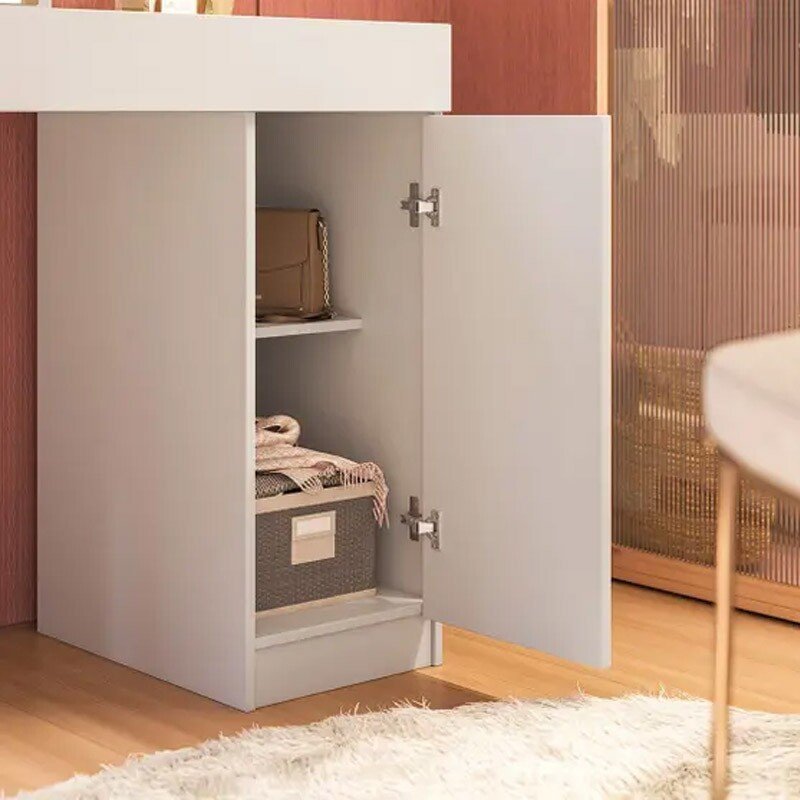 Escrivaninha e Penteadeira Love Branco/Cinamomo Larg. 1.212m - Mobler - Imagem 2