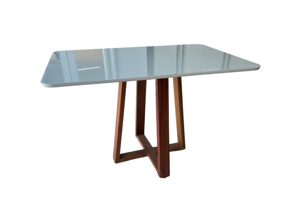 Mesa de Jantar Bali 1.20x0.80 - Mel/Off White - Imagem 2