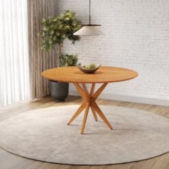 Mesa de Jantar Circular Simpatia 1.08x1.08 - Cinamomo