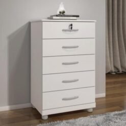 Cômoda 5 gavetas Ref.: 013 - Branco