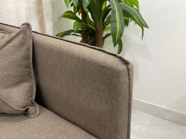 Sofá 2 lugares Lisboa Living 1.80m - Marrom Linho - Imagem 3