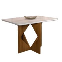 Mesa de Jantar Madri 0.90x0.90 - Cinamomo/Off white