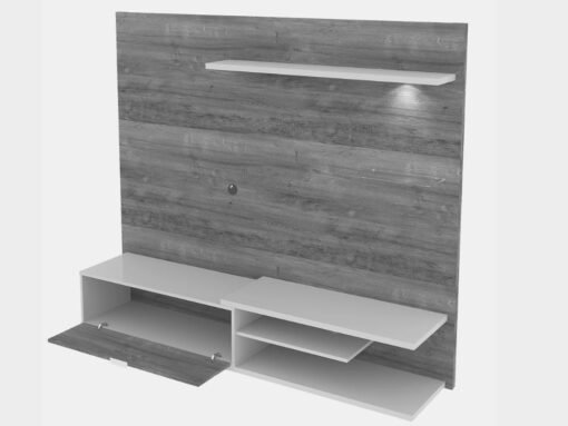 Home Suspenso Amazon com LED 60” - Cedro/Off white - Imagem 2