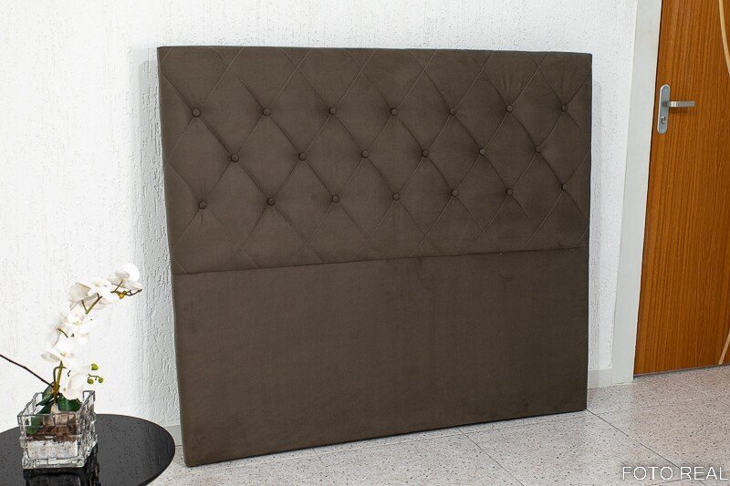 Cabeceira Casal Rio Sued Marrom Largura 1.40m