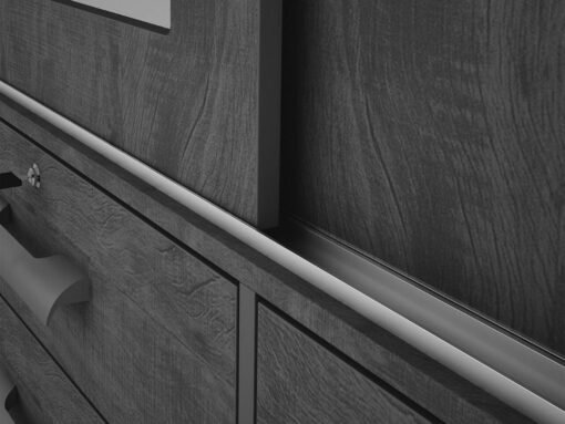 Guarda-Roupa Meridian 3 portas e 9 gavetas - Cinamomo - Imagem 3