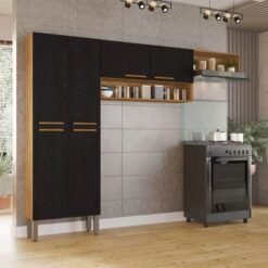 Cozinha Madri Cinamomo/Preto Sallêto