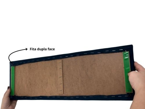 Cabeceira Clean Casal - Azul Veludo - Imagem 2