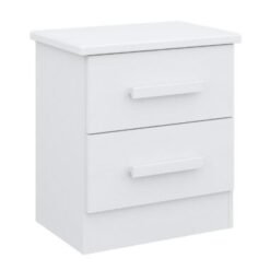 Mesa de cabeceira New Athos 2 gavetas - Branco