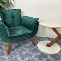 Poltrona Opala - Verde Veludão