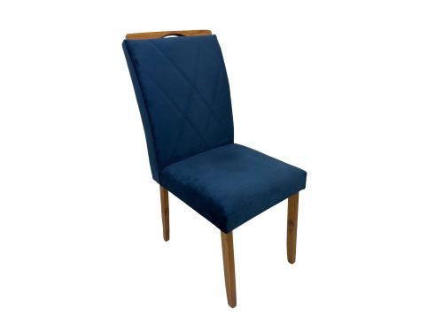 Conjunto Cadeiras Califórnia 2 unidades - Cinamomo/Azul - Imagem 2