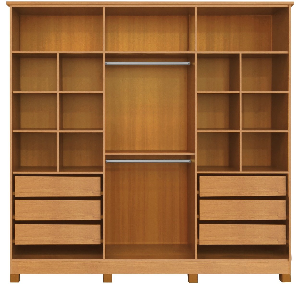 Guarda-Roupa Bianca - Nature/Off White - Imagem 3