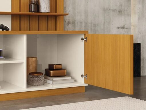 Home Reno 70" - Off White/Cedro - Imagem 2