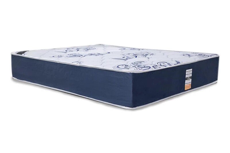 Colchão Queen Clean Azul 158x198x32 Molas Ensacadas Lestespuma | Suporta até 300kg
