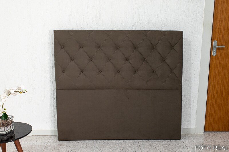 Cabeceira Casal Rio Sued Marrom Largura 1.40m - Imagem 3