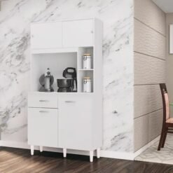 Armário Kit Cozinha Duda 0,90 - Branco