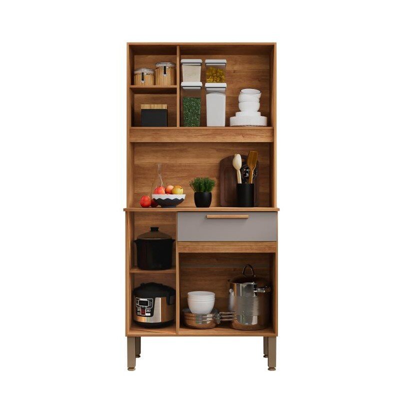 Kit Cozinha Lia Cinamomo/Off Larg. 0.83m Sallêto - Imagem 2