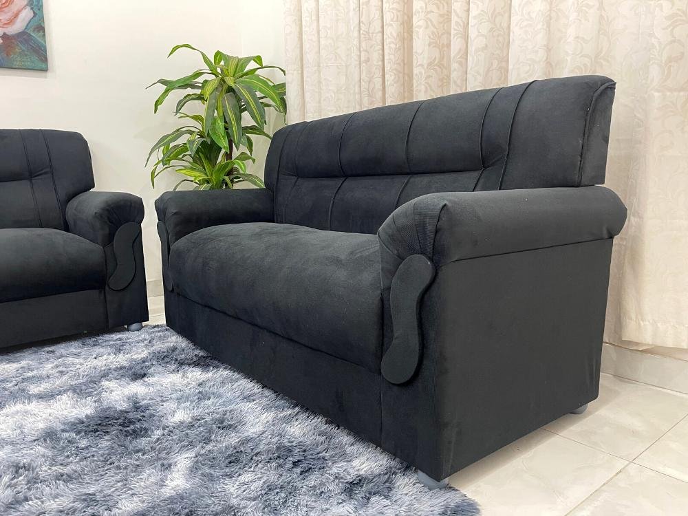 Conjunto de sofá 2 x 3 lugares REF 5014 - Preto - Imagem 8