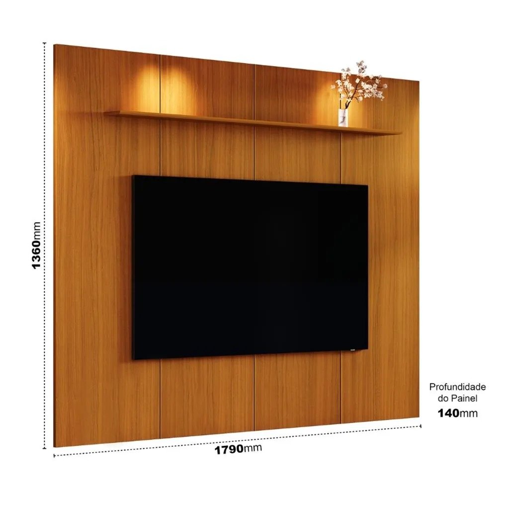 Painel Avant 1.79 75" - Cedro - Imagem 2