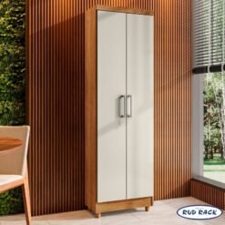Armário Multiuso Anna Cedro/Areia Larg. 50cm - Rud Rack