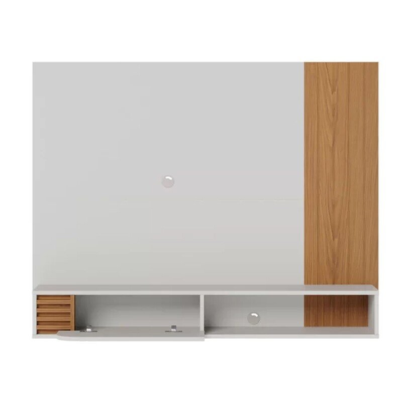 Home Suspenso Jurerê Larg. 1.36m Off/Freijó para TV até 60" - Colibri - Imagem 2