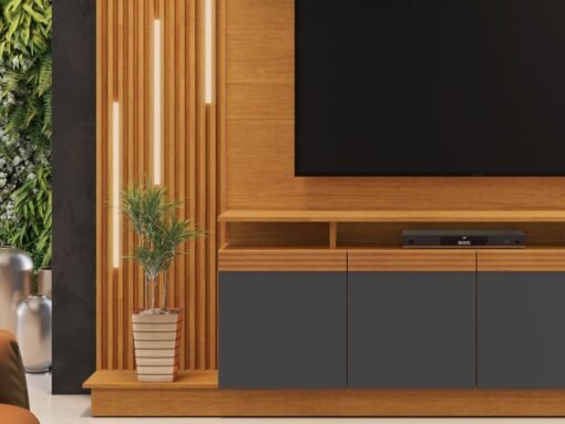 Home Absoluto 65" - Cinamomo/Grafite - Imagem 2