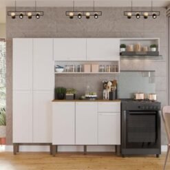 Cozinha Completa Madri 4 peças - Branco