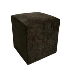 Puff quadrado - Marrom Suede