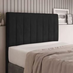 Cabeceira Itália Solteiro - Preto Veludo