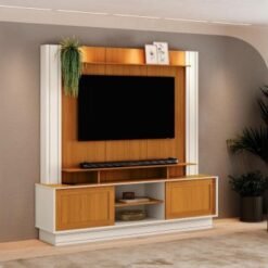 Home Átila 55" - Off White/Cedro