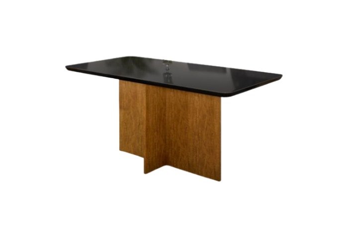 Mesa de Jantar Los Angeles 1.60x0.80 - Cinamomo/Preto