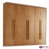Guarda-roupa Hawaii Nature 6 Portas 2 Gavetas Larg. 1.80m 100% MDF - Rufato