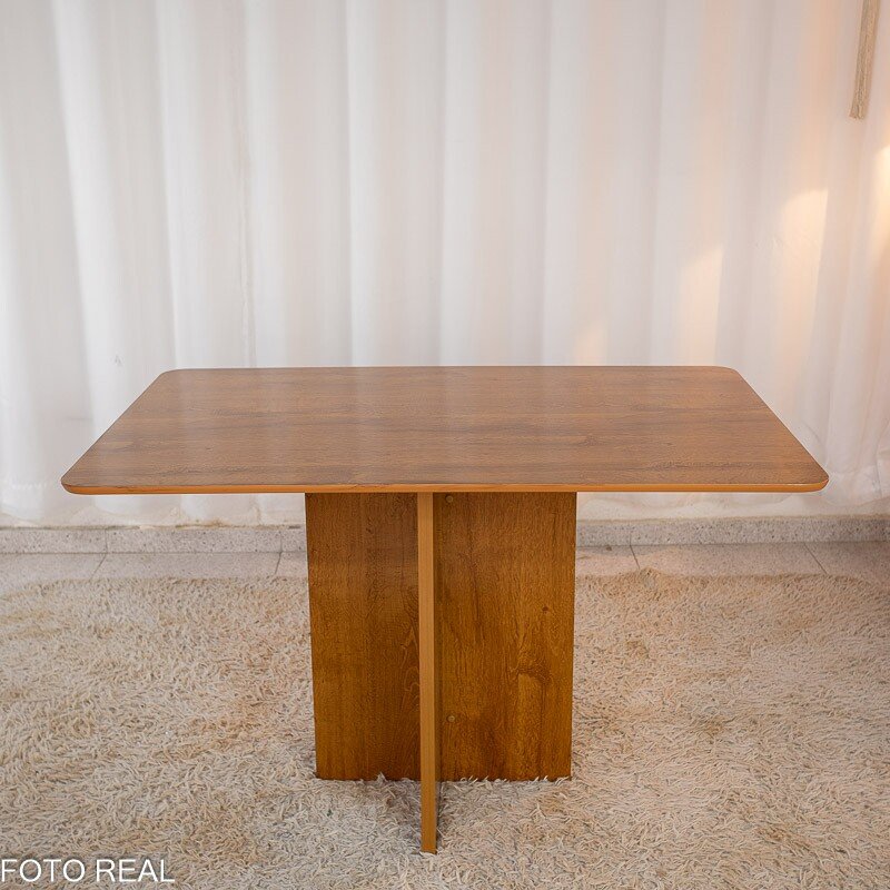 Mesa de Jantar Salina Tampo Londres 120x80 Cinamomo - Cel Móveis - Imagem 4